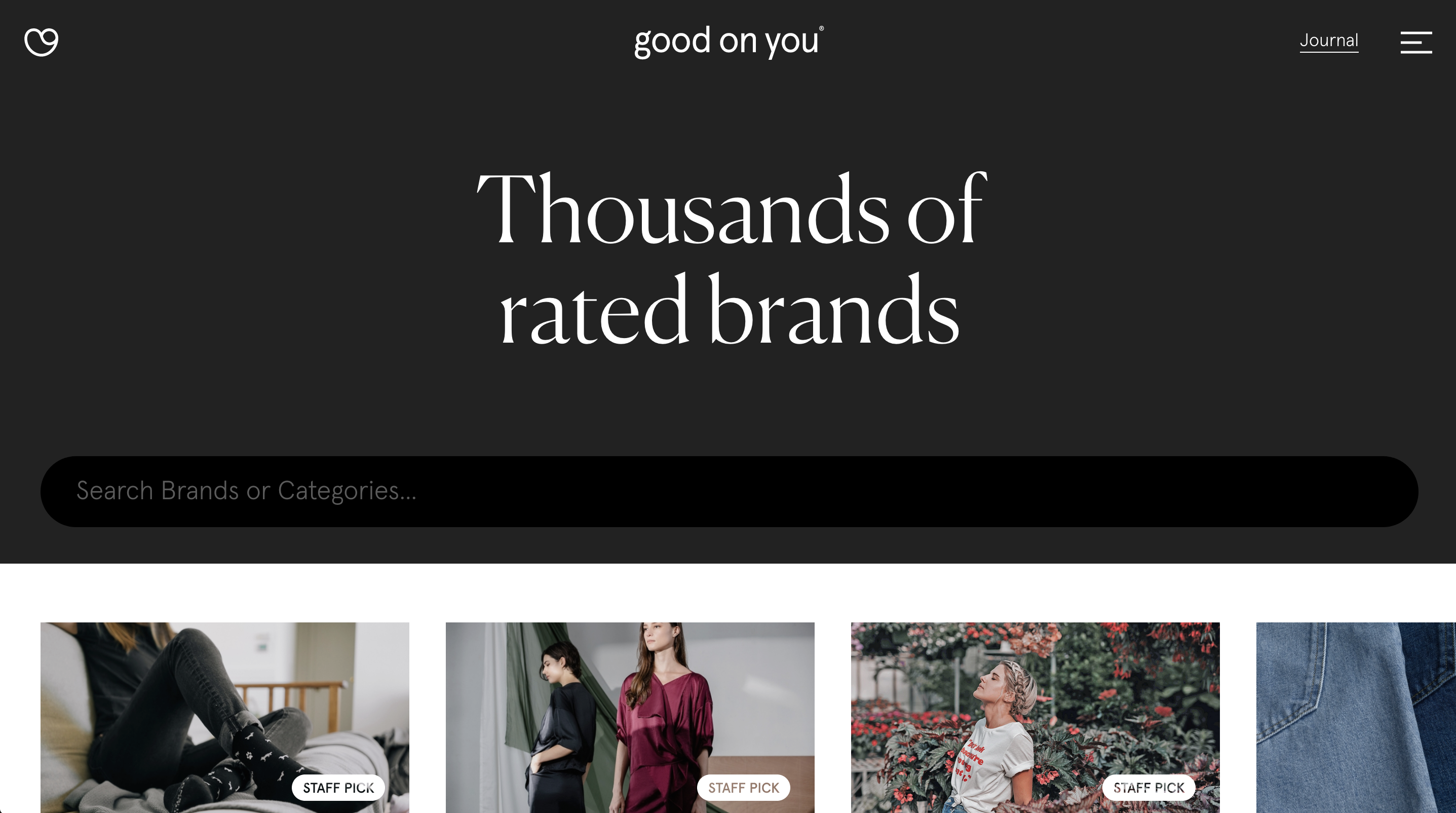 Good on You - Mobile App and Website