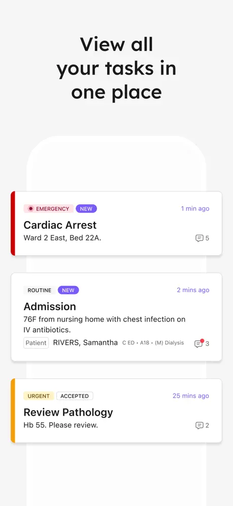 MedTasker task list